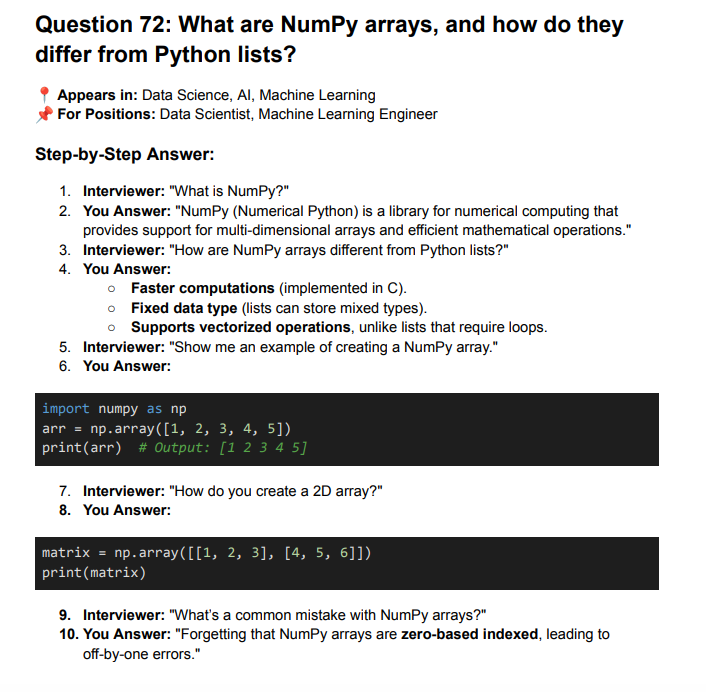 Python Coding Interview Guide: 100+ Must-Know Questions & Answers to Land 6-Figure Tech Jobs